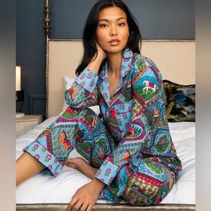 Print Fresh High Horse Long Sleep Set. NWT. Size M